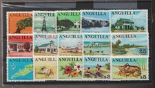 1967-68 Anguilla Sc# 17-31 - Island Thematic Scenes - MNH Cv$17.70 picture