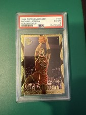 1994-95 Topps Embossed - Michael Jordan #121 Golden Idol picture
