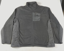 Snozu Performance Jacket Mens 2XL Gray Fleece Full Zip Hiking Casual Outdoor picture