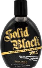 NEW Millennium SOLID BLACK SPECIAL RESERVE 200X  TANNING BED LOTION 13.5 OZ picture