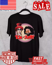 funny Tom Petty Jerry Garcia T-shirt black Short sleeve All sizes S-5XL AH1083 picture