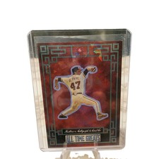2024 Historic Autographs A Holiday Red Cracked Ice 18/50 #103 Tom Glavine 🔥  picture