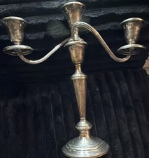 Gorham Sterling Silver (.925) 3-Light Candelabra Candlestick 808 picture