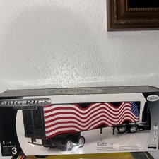 Testors Big Rigs Trailer Series American Flag Reefer Sealed Model Kit 1/28 Scale picture