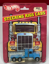 Hot Wheels Vintage Steering Rigs Cabs Ford LTL Blue with decal sheet. RARE HTF picture