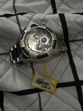 Invicta Bolt Men’s Chronograph Date Quartz Analog Silver/Black Sport Watch picture