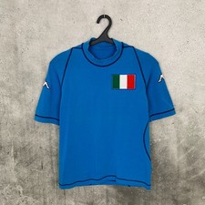 ITALY 2000 2001 HOME FOOTBALL SHIRT KAPPA NATIONAL TEAM JERSEY SIZE M picture