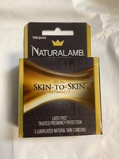 Trojan Naturalamb Lubricated Male Condoms - DISCONTINUED - Exp 2030 3 count picture