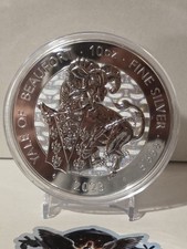 2023 U.K. 10 Pound 10 oz 999.9 Silver Tudor Beast Yale of Beaufort Brilliant picture