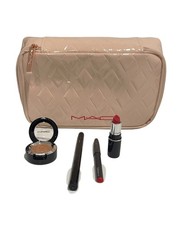 Mac 4 Pieces Eye + Lip Kit: Lip Pencil / Lipstick / Dazzleshadow / Eyeliner picture