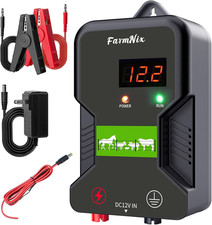 Innovative 12KV Electric Fence Charger: 2 Joules, AC/DC/Solar Power, 15KM Range picture