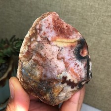 Natural crazy Mexican agate Crystal gemstone rough original Specimen 272g A6074 picture