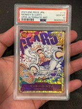 2023 One Piece Card Game Japanese Monkey D. Luffy OP05 #119 Alt Art Foil PSA 10 picture
