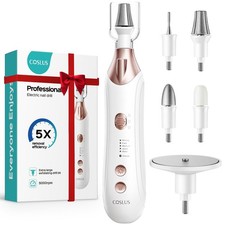 COSLUS C43 Professional Manicure Pedicure Kit, 5-in-1 Electric Nail File for T picture
