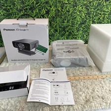 Pemoon Google TV Auto Focus Projector w/ WiFi And Bluetooth 1920 x 1080p Silver picture