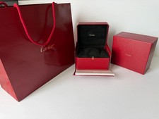 Cartier Red Watch Presentation Box Empty Storage Case picture