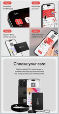 Blinq NFC Digital Business Card - Phone Sticker - Tap to Share (Blue) picture