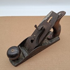 Antique Stanley Bailey #4 C Wood Plane From 1908 Corrugated Sole Unrestored -X1 picture