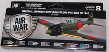 VALLEJO AIR WAR COLOR SERIES IMPERIAL JAPANES NAVY IJN PREWAR TO 1945 READ DESC. picture