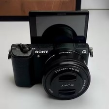 95%New Sony Alpha a5100 24MP Mirrorless w/16-50mm Lens Digital Camera Black picture