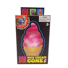 NeeDoh NICE CREAM CONE Ice Cream Squishy Toy 2026 NEE DOH Stress Ball picture