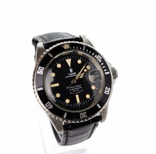 TUDOR BY ROLEX SUBMARINER REF. 7016/0 ROSE DIAL VINTAGE AUTOMATIC WATCH picture