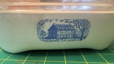 CorningWare Cornflower Blue A-10-B 2 1/2 QT Casserole Dish w/ Lid browning skill picture