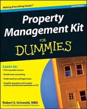 Property Management Kit For Dummies (Book & CD) - Paperback - GOOD picture