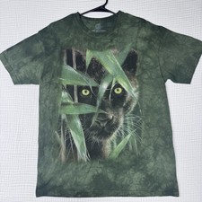 Vintage Green The Mountain “Wild Eyes” T-Shirt SZ L picture