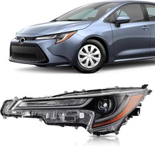 Headlight with LED DRL Compatible with 2020 2021 2022 Toyota Corolla L LE, Left picture