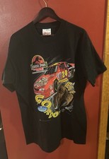 Vintage Original Jurassic Park Ride NASCAR Mens XL Shirt 1997 Jeff Gordon Racing picture