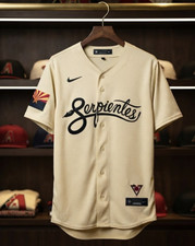 Arizona Diamondbacks Dbacks Serpientes City Connect Jersey Beige FULL SIZE picture