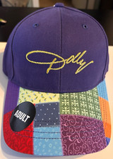 2026 Dollywood Exclusive Dolly Coat of Many Colors Adult Baseball Hat Purple Top picture