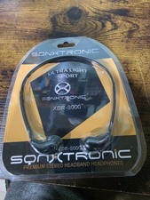 Sonxtronic XDR-8000 Vertical In Ear Ultralight Sport Running BLACK - BRAND NEW picture