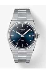 TISSOT PRX 40MM STAINLESS STEEL BLUE DIAL MEN'S WATCH T137.410.11.041.00 picture