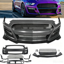 Front Bumper Conversion Replacement Kit For 2018-2023 Ford Mustang GT500 Style picture
