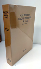 2026 California Local Probate Rules CEB NEW picture