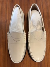 Stuart Weitzman Lottie Loafer Cream/Ivory Leather Size 6.5 NEW w/ Box & Dust Bag picture