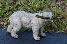 Unusual Antique German Cold Painted Polar Bear, Table Decor Salt & Pepper Holder picture