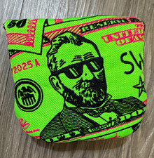 SWAG Golf - Green Money Putter Head Cover Magnetic Closure President Grant picture