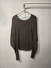 2008 Allsaints Vintage Elgar Cowl Neck Pullover Jumper Blouse Women 8 36 S M picture