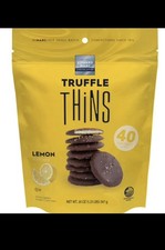 Edward Marc Lemon Truffle Thins Dark Chocolate & Lemon Filled Crisps 20 oz Bag picture