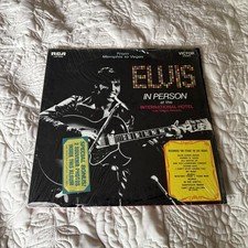 Elvis Presley In Person & Back in Memphis RCA LSP 6020 2LP SHRINK HYPE & PHOTO picture