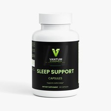 Vantum Sleep Support Capsules, Melatonin & Ashwagandha, Natural, 60ct picture