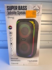 Tzumi Super Bass Jobsite Portable Bluetooth Speaker 9625 USB-C AUX  New picture