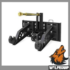 Wolfequip 45in Skid Steer Quick Attach Hitch Cat I/II 3 Point Tractor Adapter picture