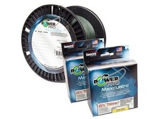 Power Pro Maxcuatro Microfilament Braided Line (150-1500yd, Green/Yellow/White) picture