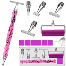 LEIYULY 13PCS Thin Diamond Art Pens, with 1,3,6,9 Thin Stainless Steel Nibs picture