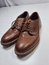 Frye Carter Oxford Bark Shoes Shoes Men's Size 11 Brown Leather Lace Up picture