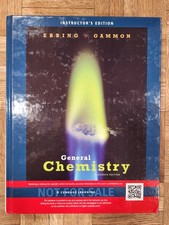 Instructor's Edition: General Chemistry by Darrell Ebbing and Steven Gammon picture